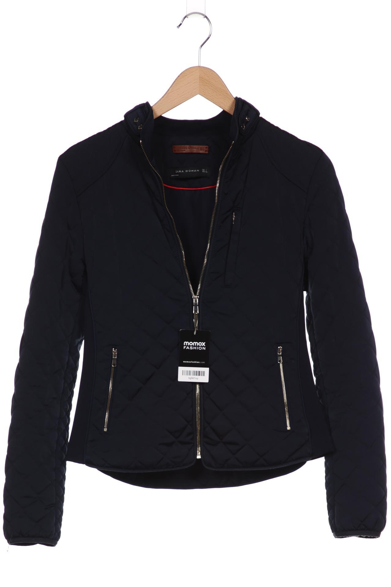 

ZARA Damen Jacke, marineblau