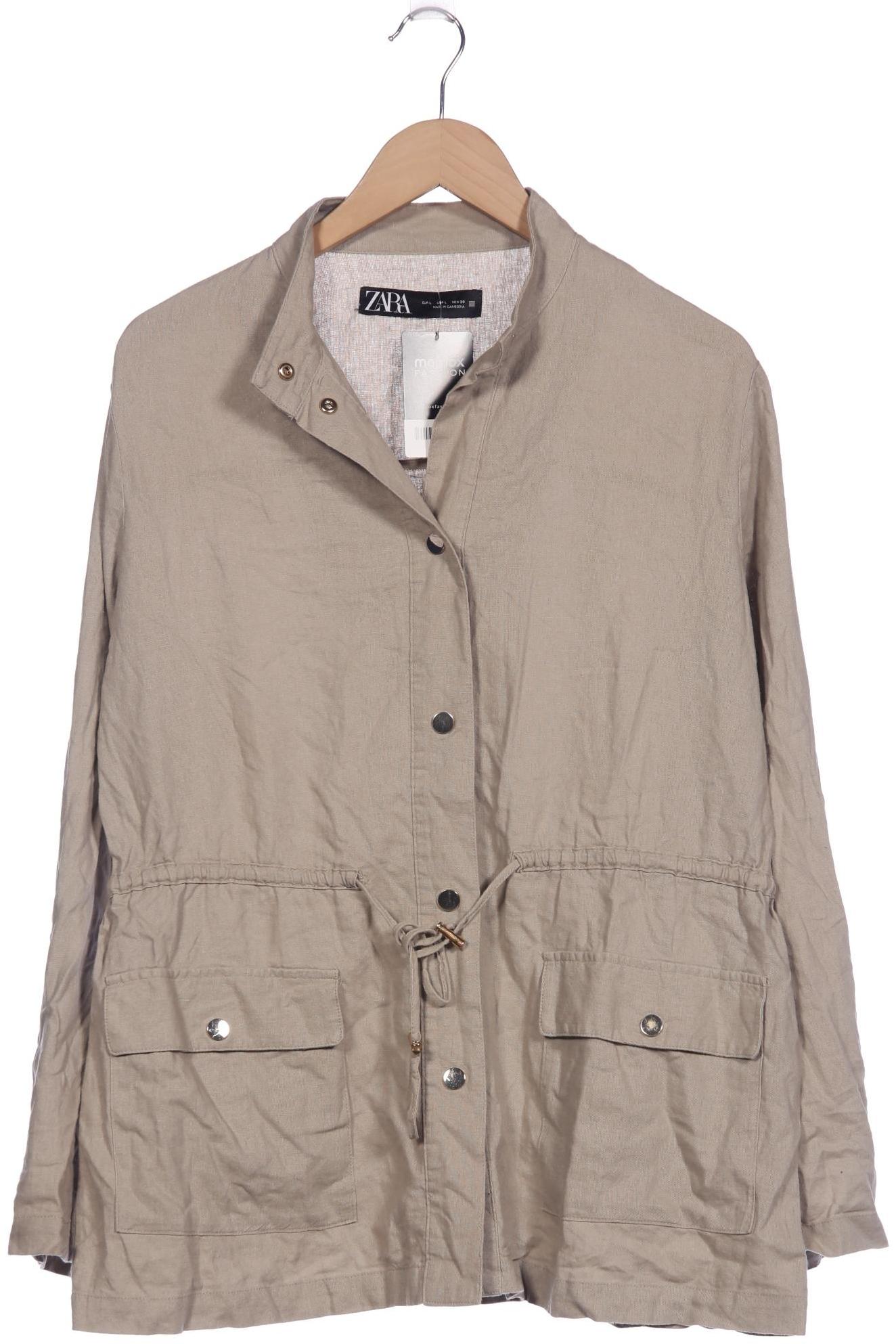 

Zara Damen Jacke, beige, Gr. 42