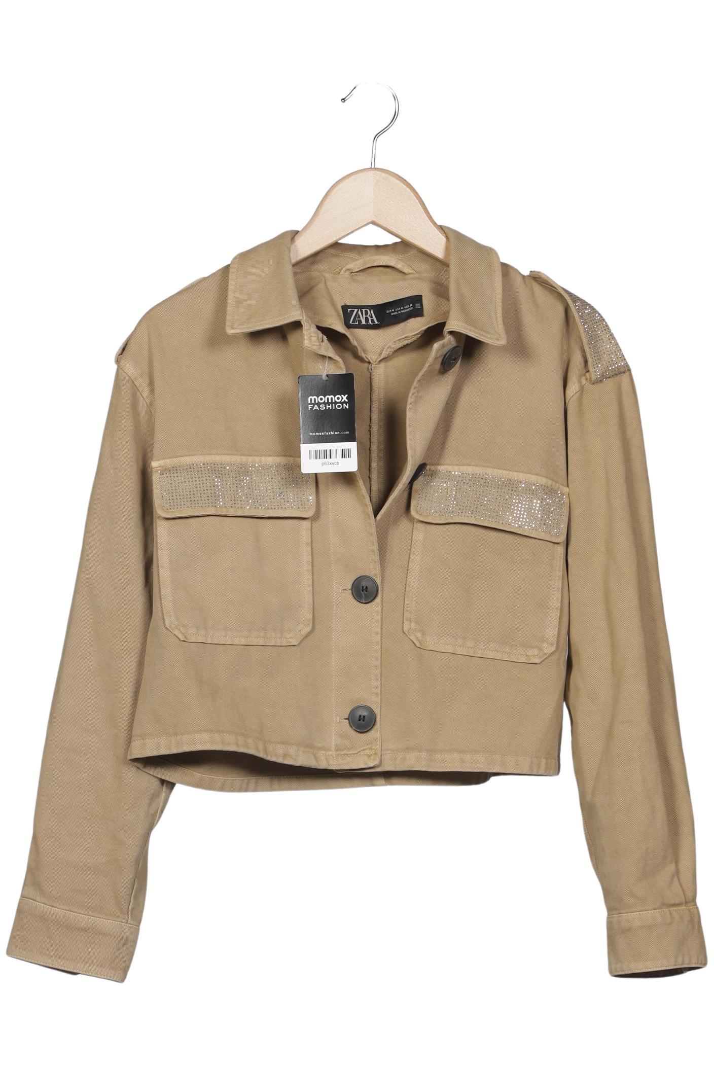 

Zara Damen Jacke, beige, Gr. 38