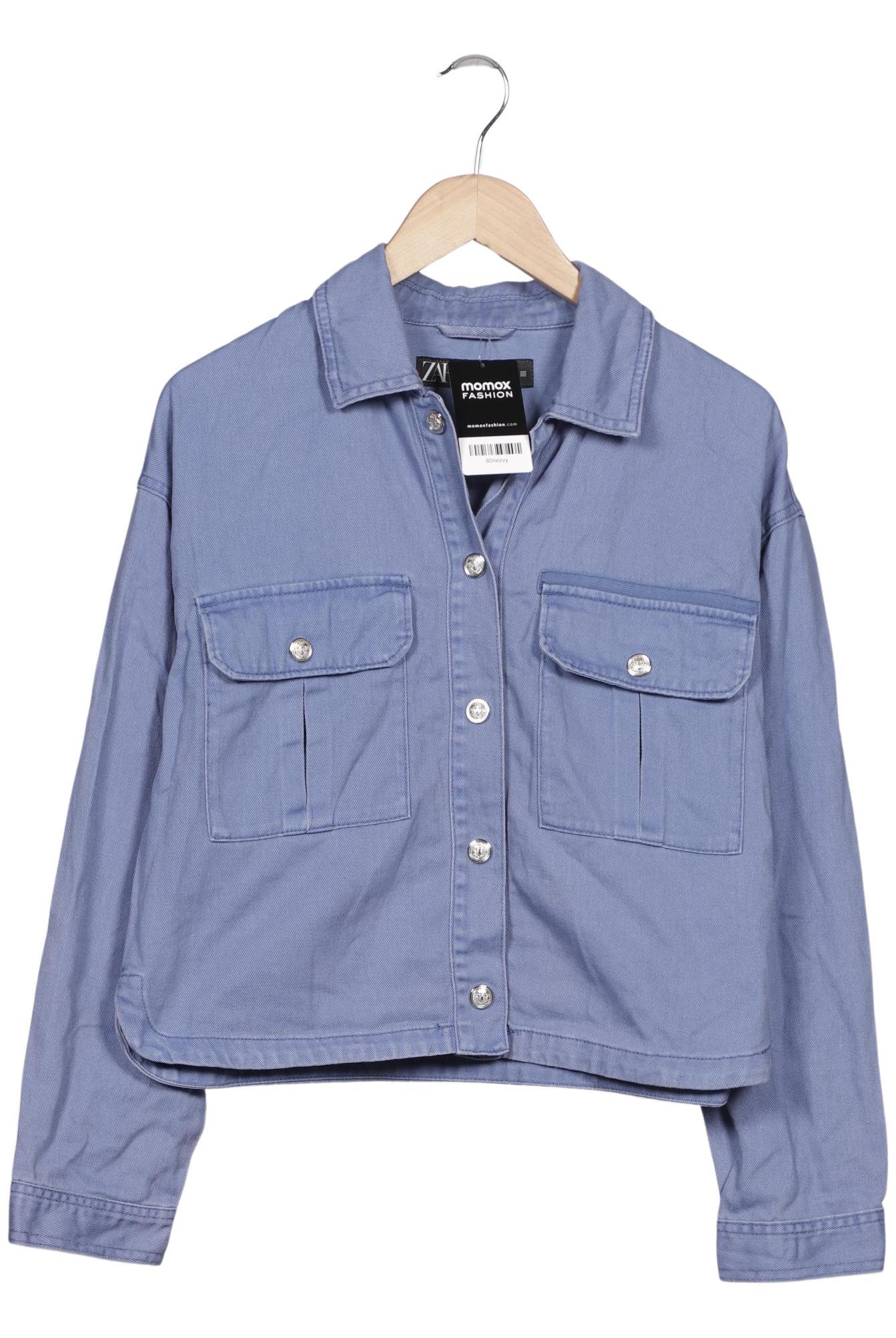 

Zara Damen Jacke, blau, Gr. 38