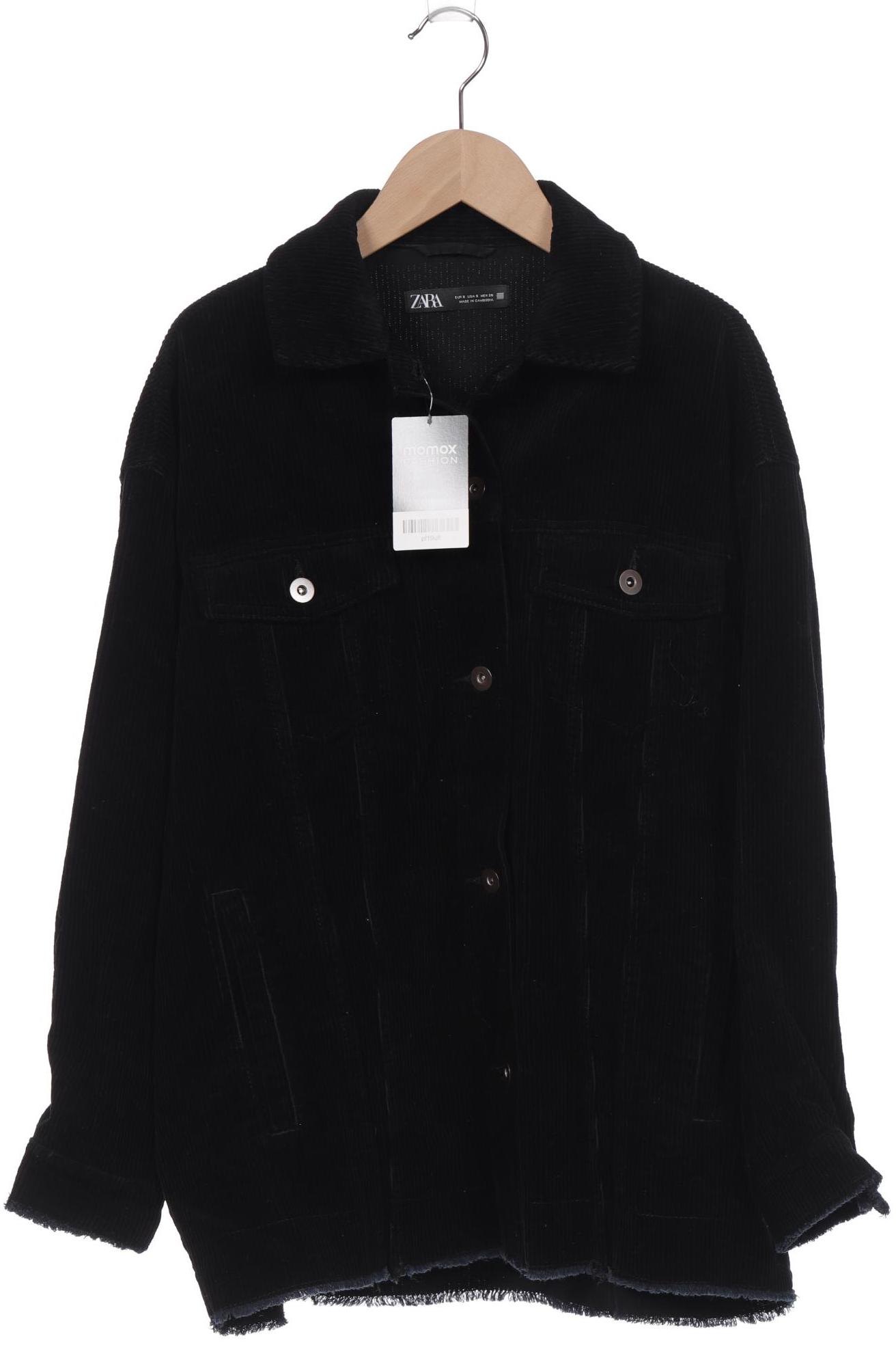 

ZARA Damen Jacke, schwarz