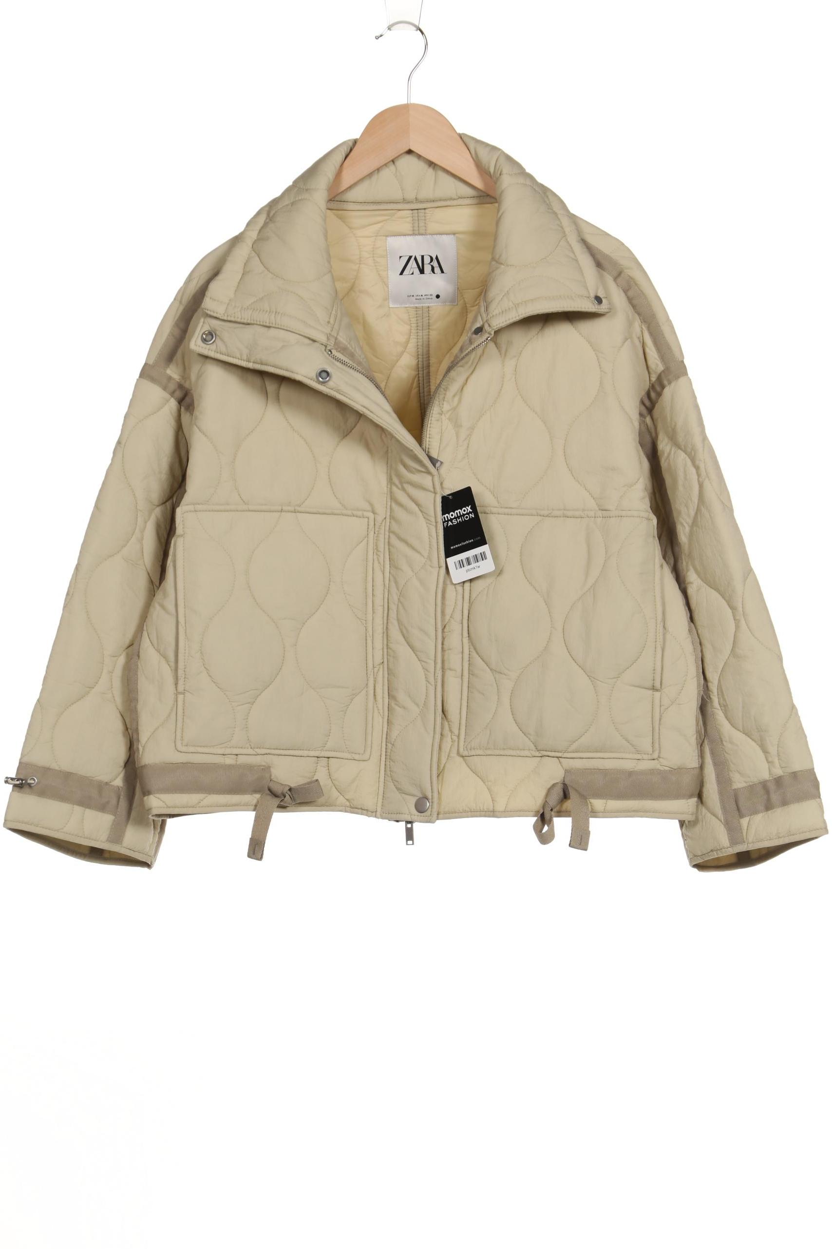 

Zara Damen Jacke, beige, Gr. 38