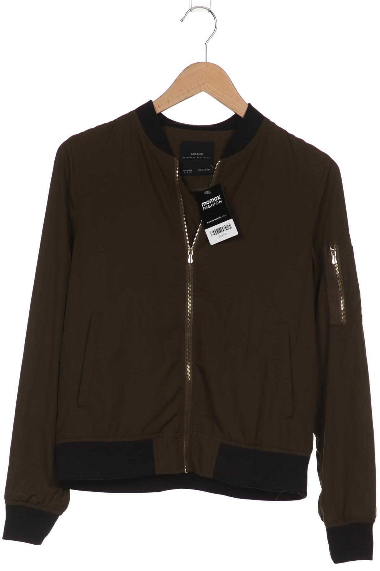 

ZARA Damen Jacke, grün