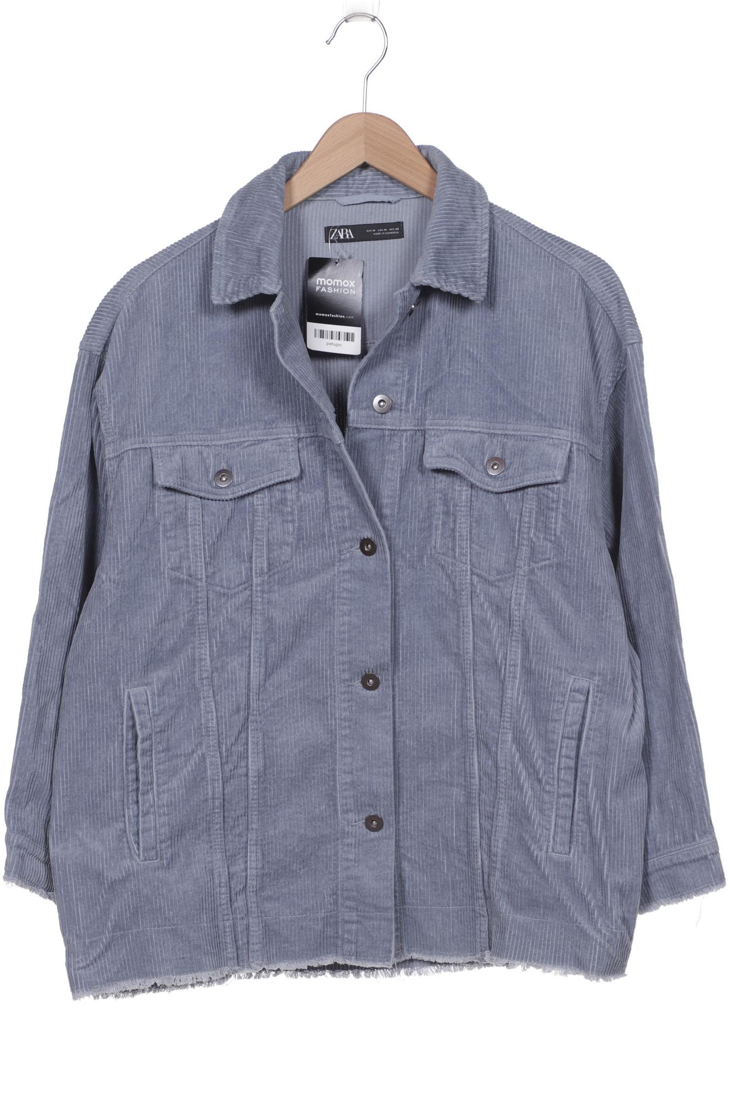 

ZARA Damen Jacke, blau