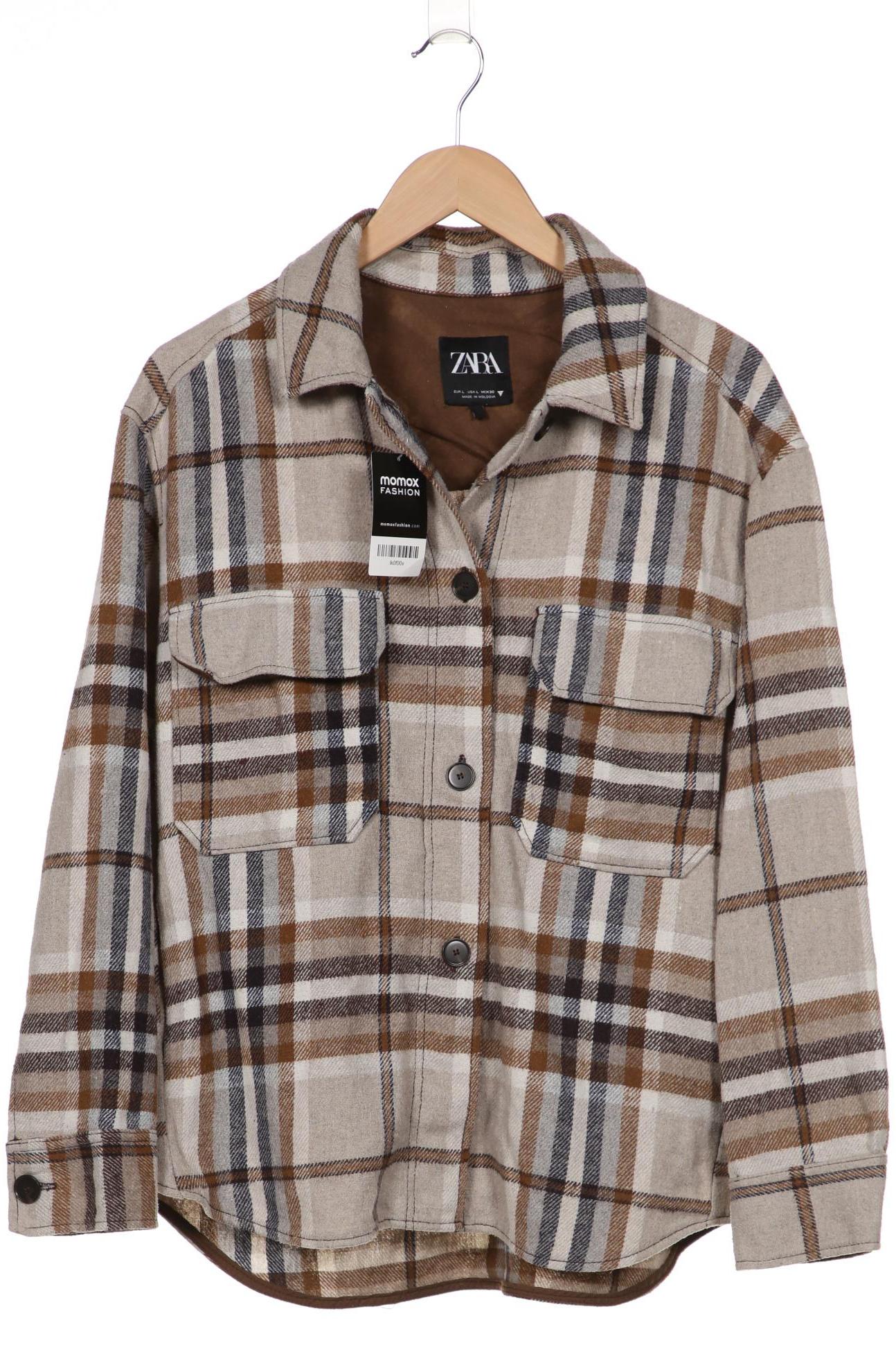 

Zara Damen Jacke, beige, Gr. 42