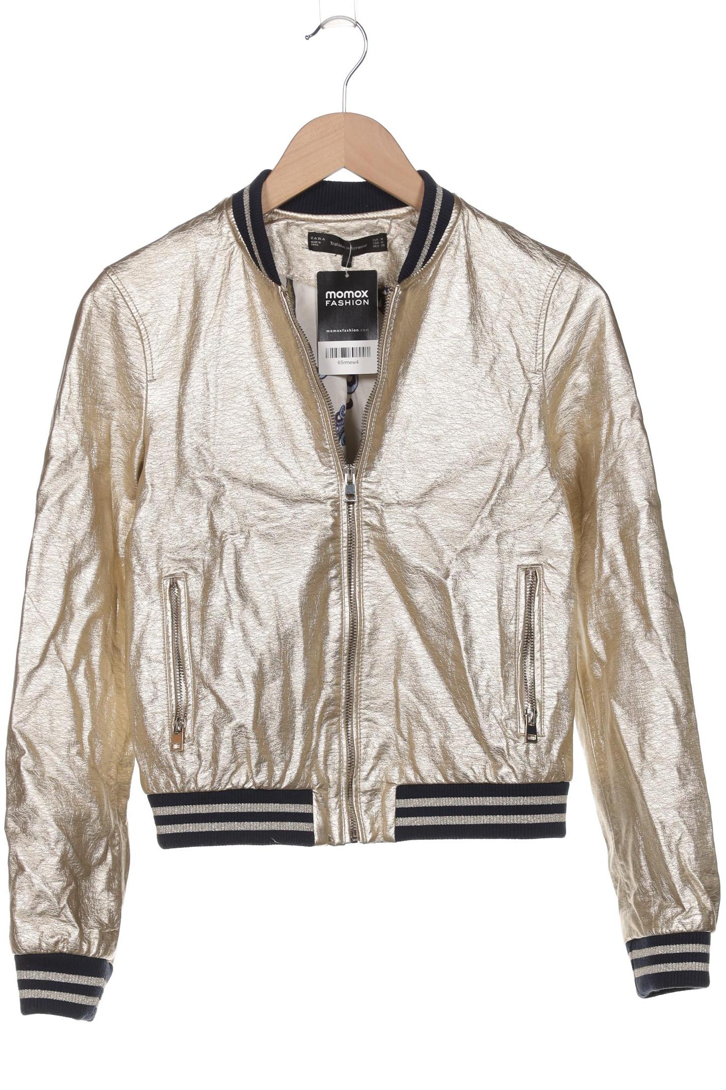 

Zara Damen Jacke, gold, Gr. 38