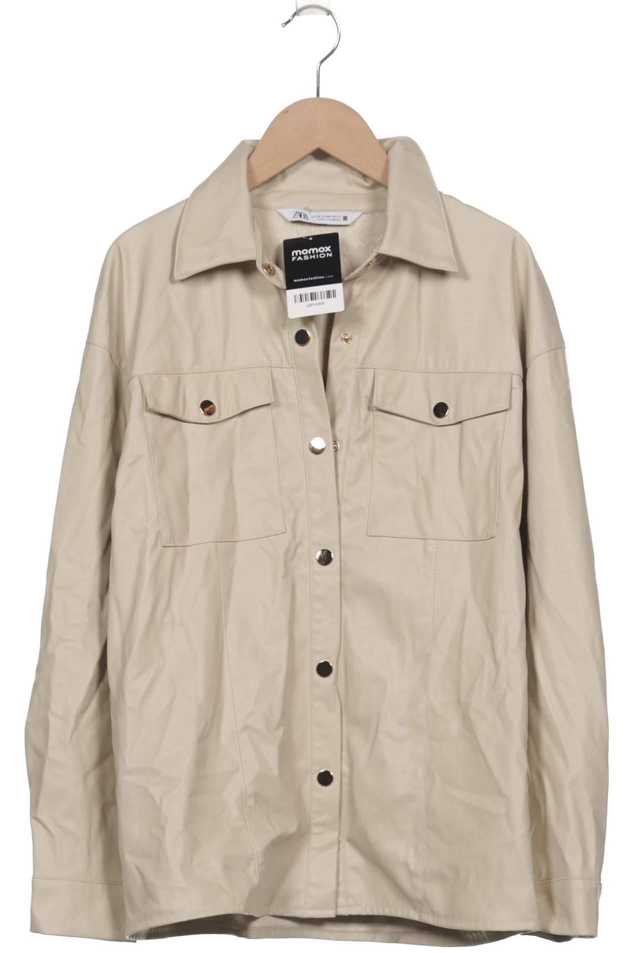 

Zara Damen Jacke, beige, Gr. 34