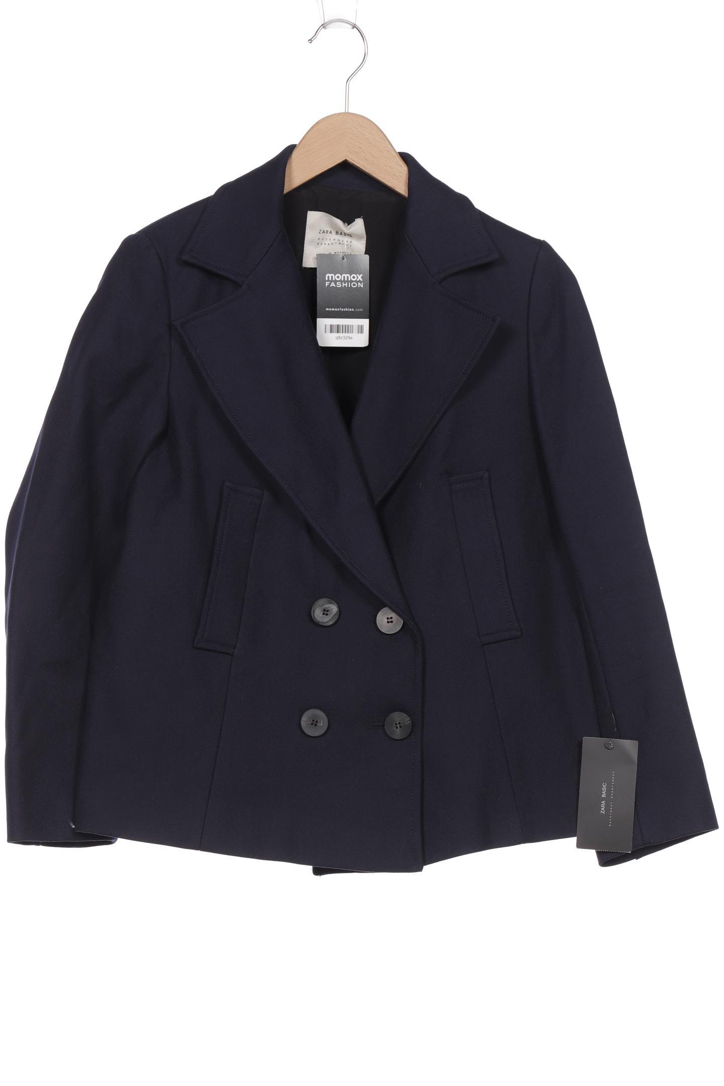 

ZARA Damen Jacke, marineblau