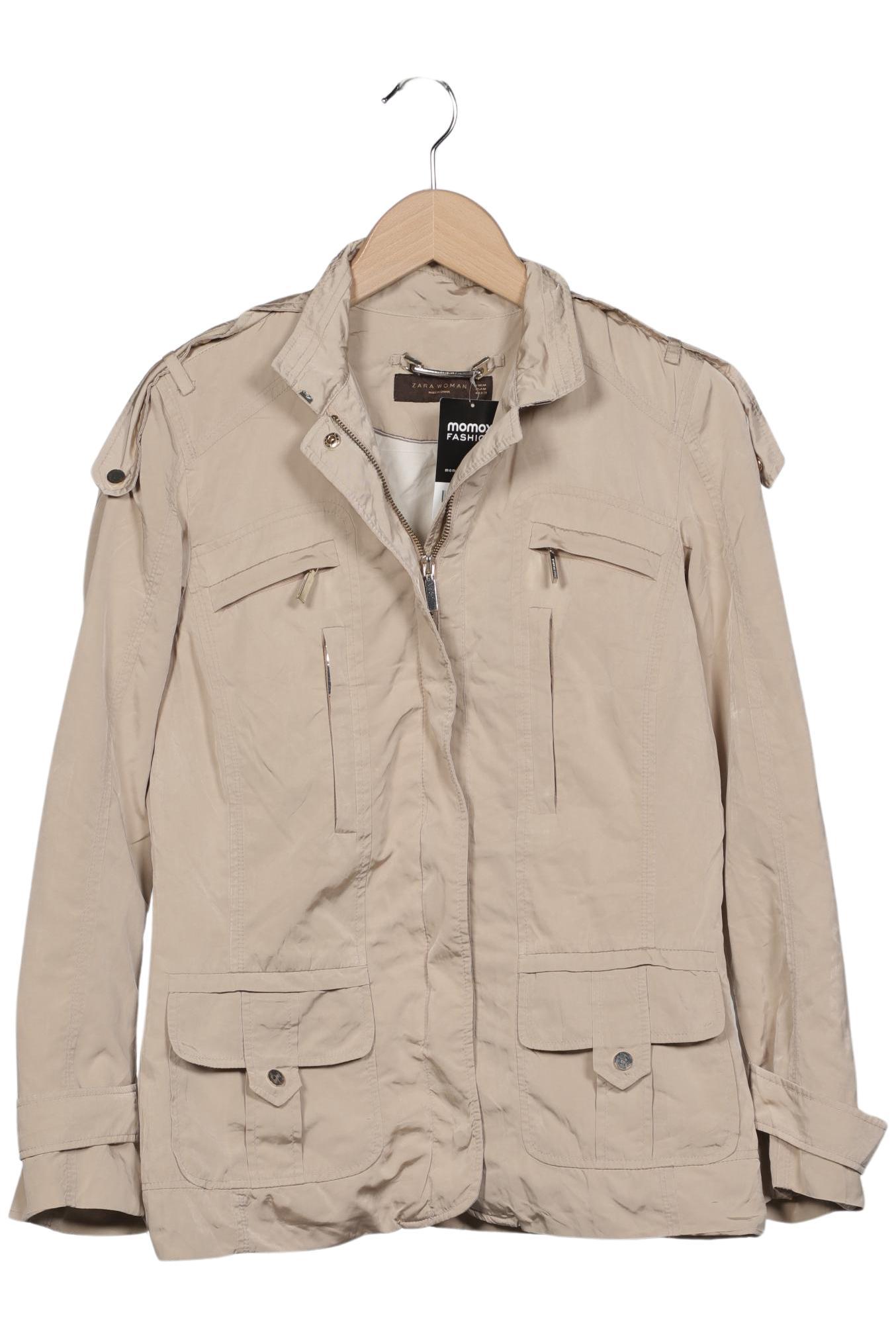 

Zara Damen Jacke, beige, Gr. 38