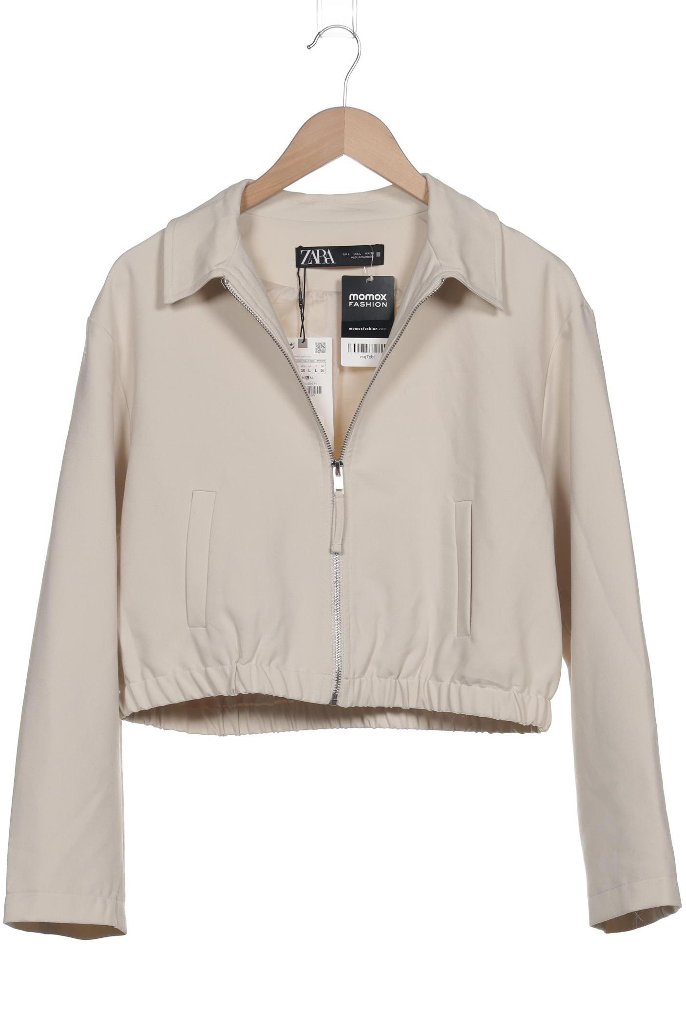 

Zara Damen Jacke, beige, Gr. 42