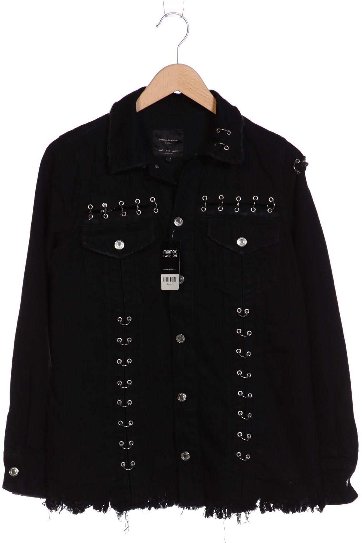 

ZARA Damen Jacke, schwarz