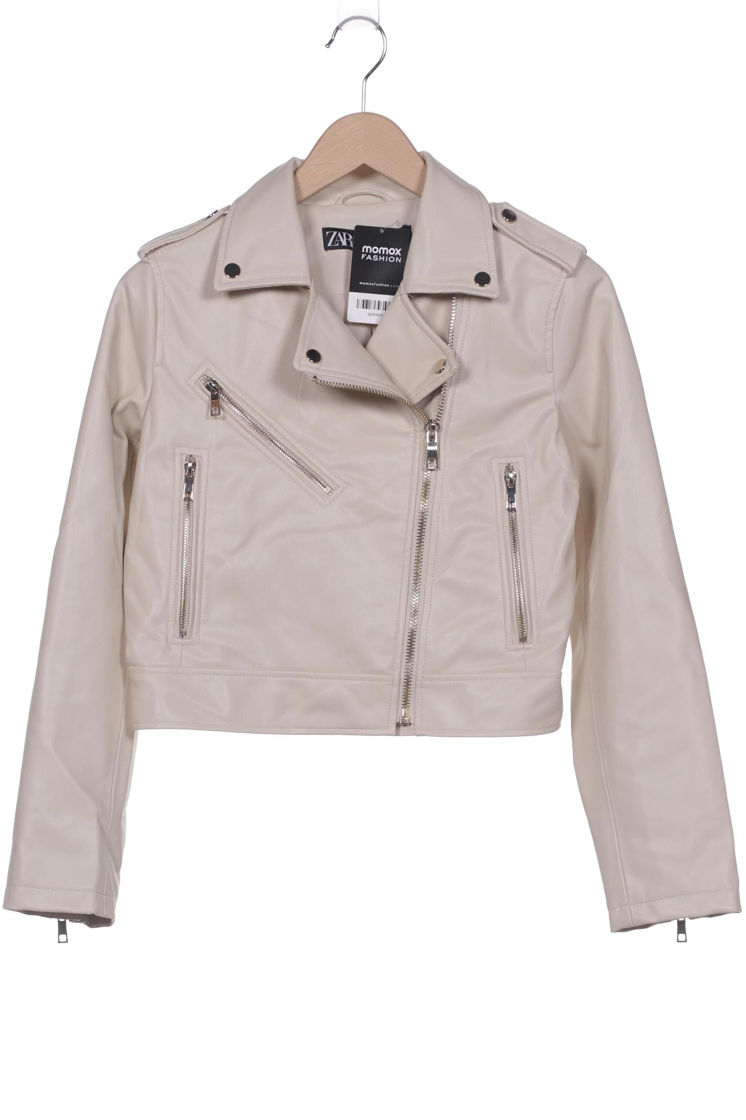 

Zara Damen Jacke, beige, Gr. 38