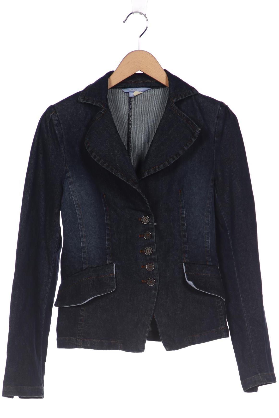 

ZARA Damen Jacke, marineblau