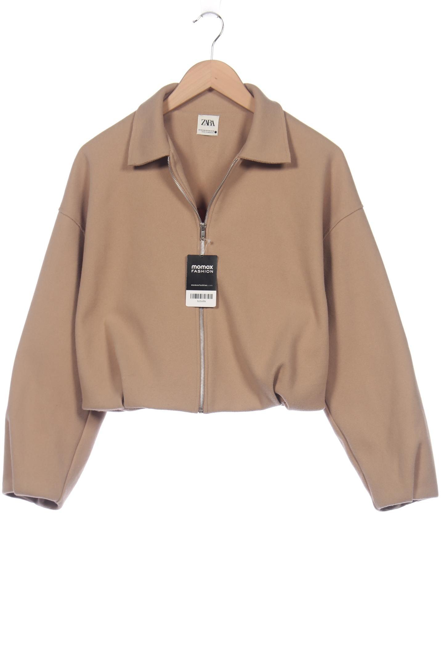 

Zara Damen Jacke, beige, Gr. 34