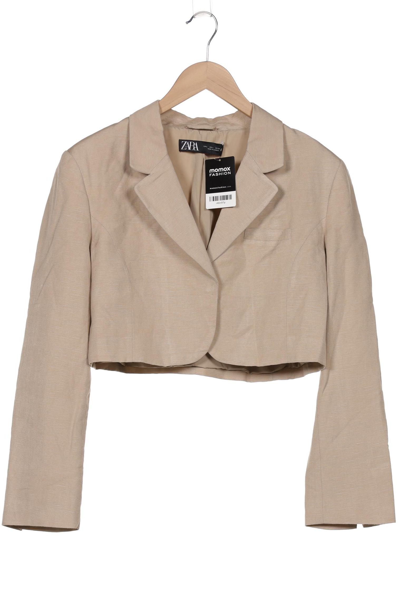 

Zara Damen Jacke, beige, Gr. 42