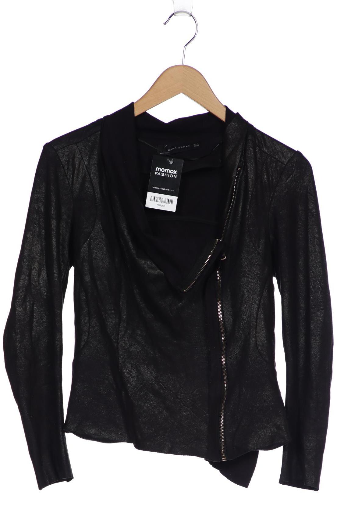 

ZARA Damen Jacke, schwarz