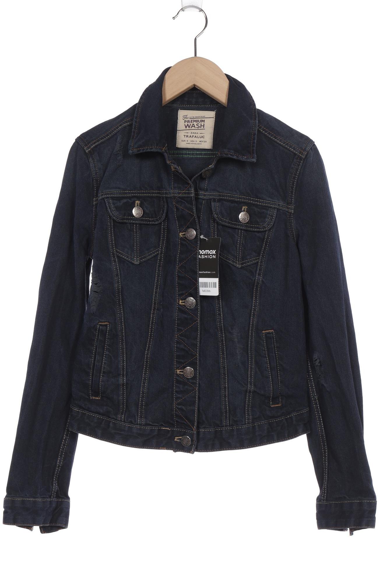 

ZARA Damen Jacke, marineblau