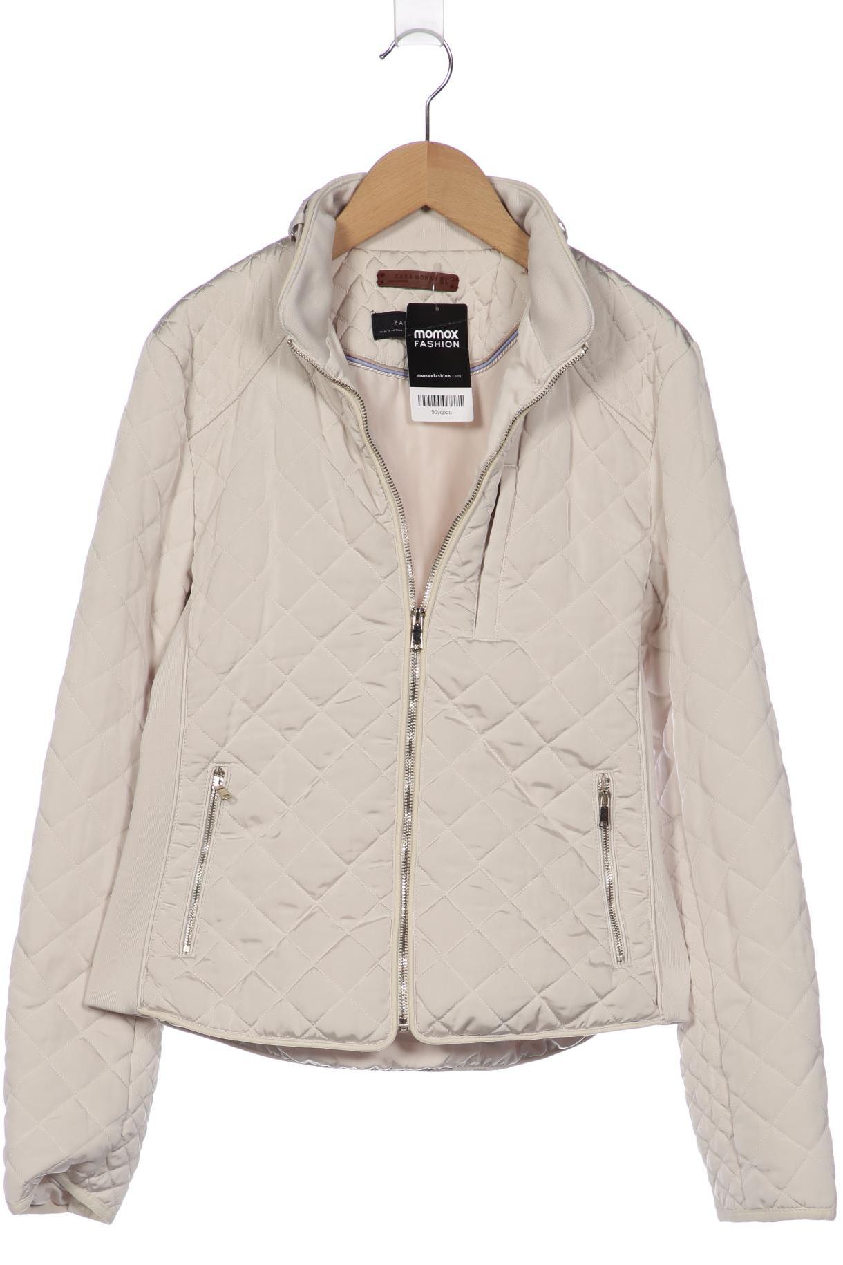 

ZARA Damen Jacke, cremeweiß