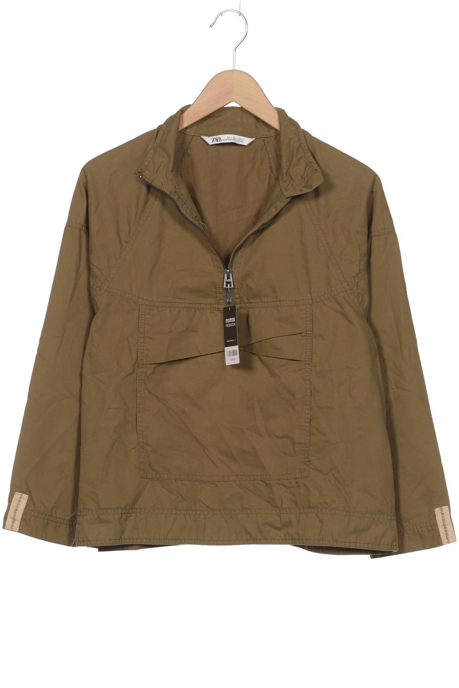 

ZARA Damen Jacke, grün