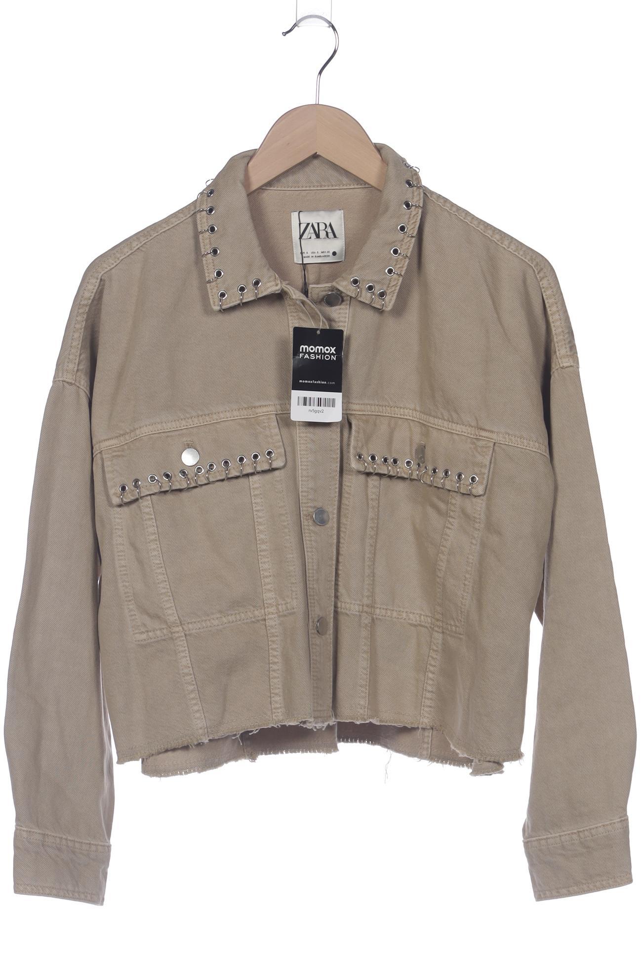 

Zara Damen Jacke, beige, Gr. 36