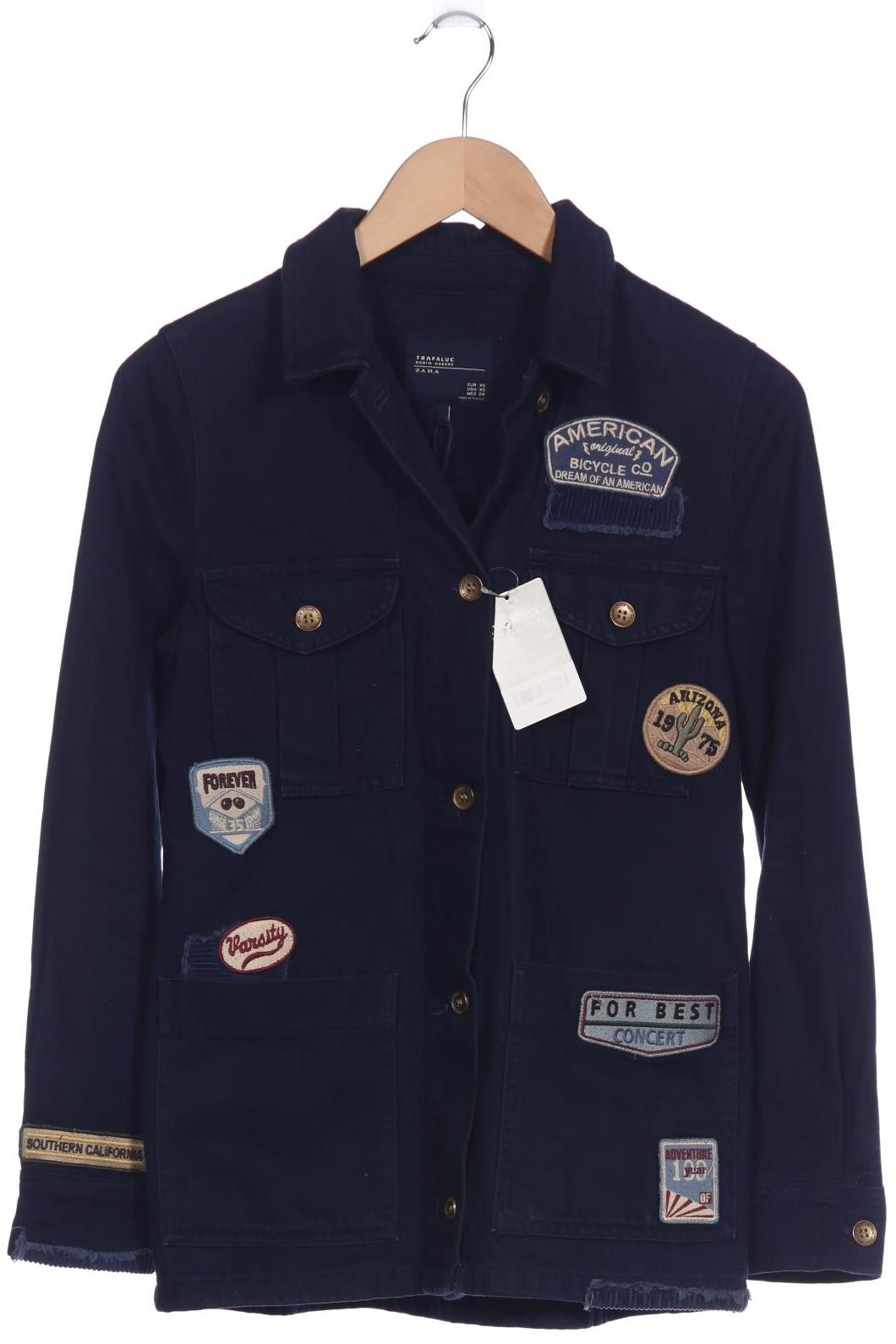 

Zara Damen Jacke, marineblau, Gr. 34