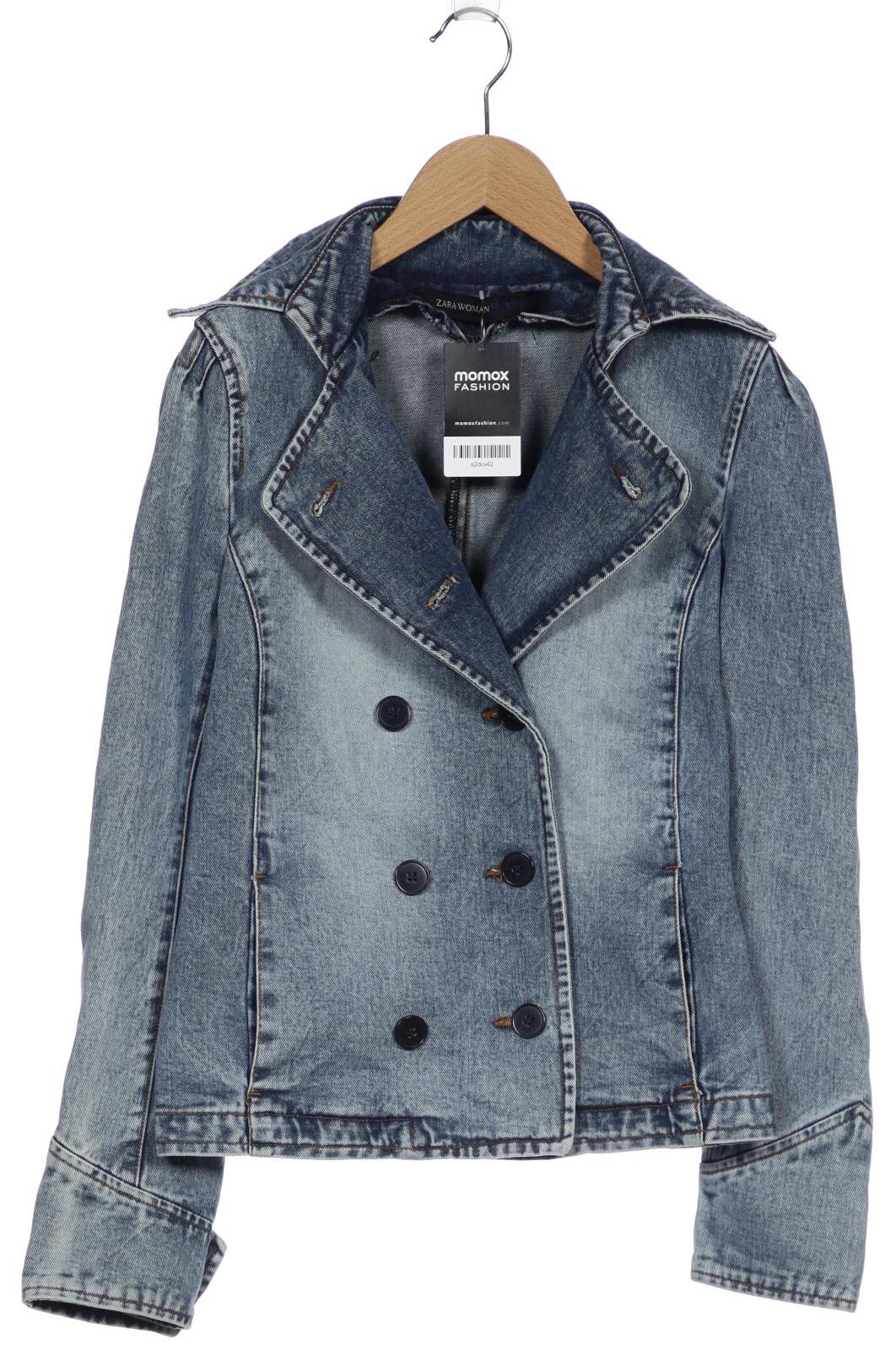 

ZARA Damen Jacke, blau