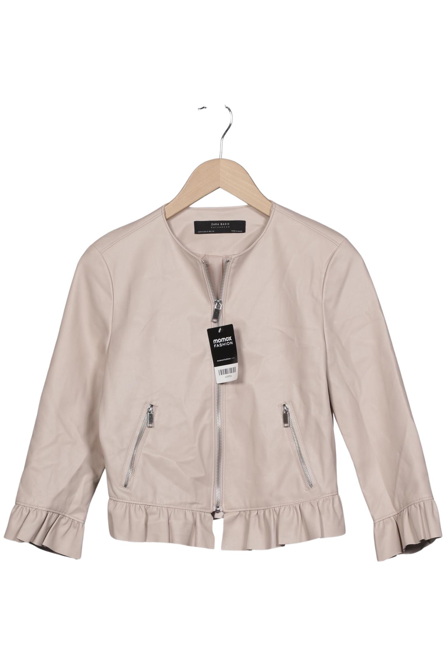 

Zara Damen Jacke, beige, Gr. 38