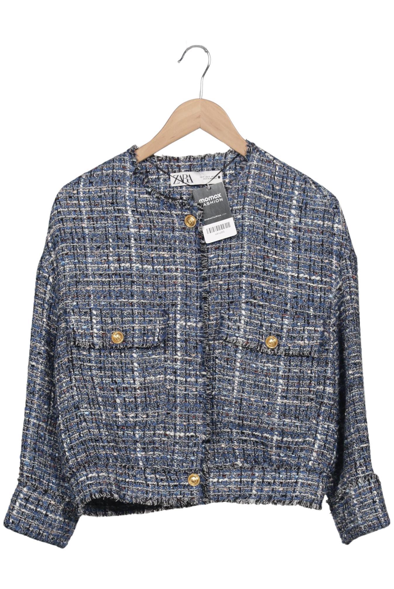 

Zara Damen Jacke, blau, Gr. 36