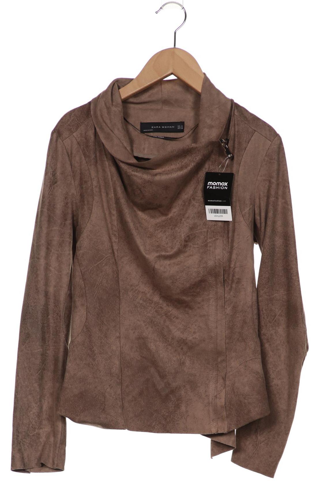

Zara Damen Jacke, beige, Gr. 38