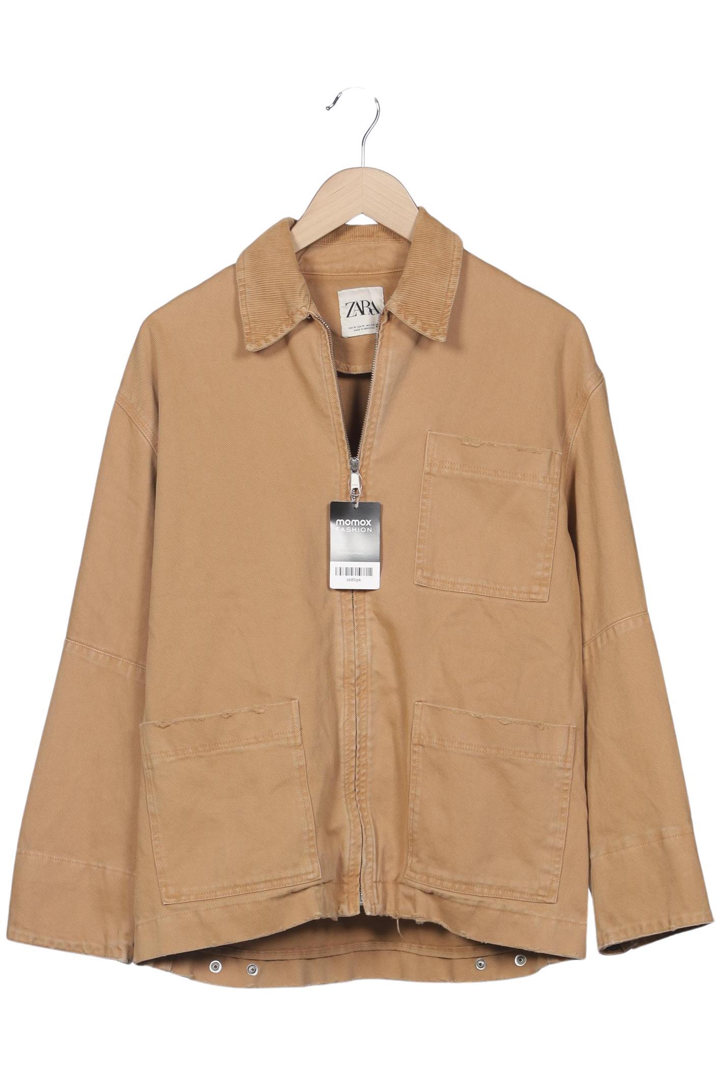 

Zara Damen Jacke, beige, Gr. 38