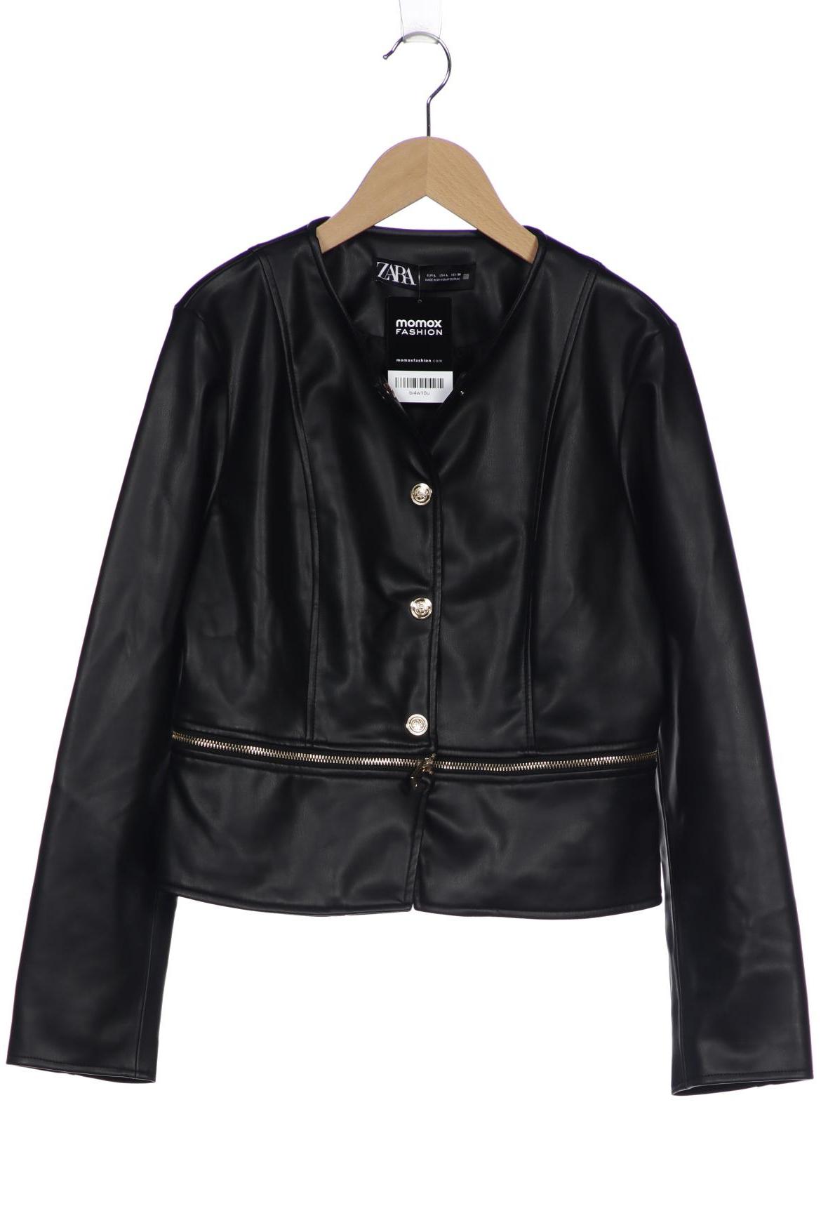 

ZARA Damen Jacke, schwarz