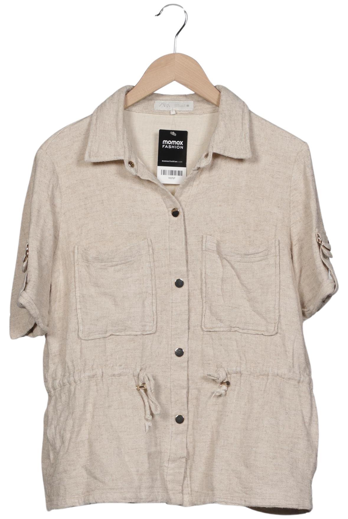 

Zara Damen Jacke, beige, Gr. 42