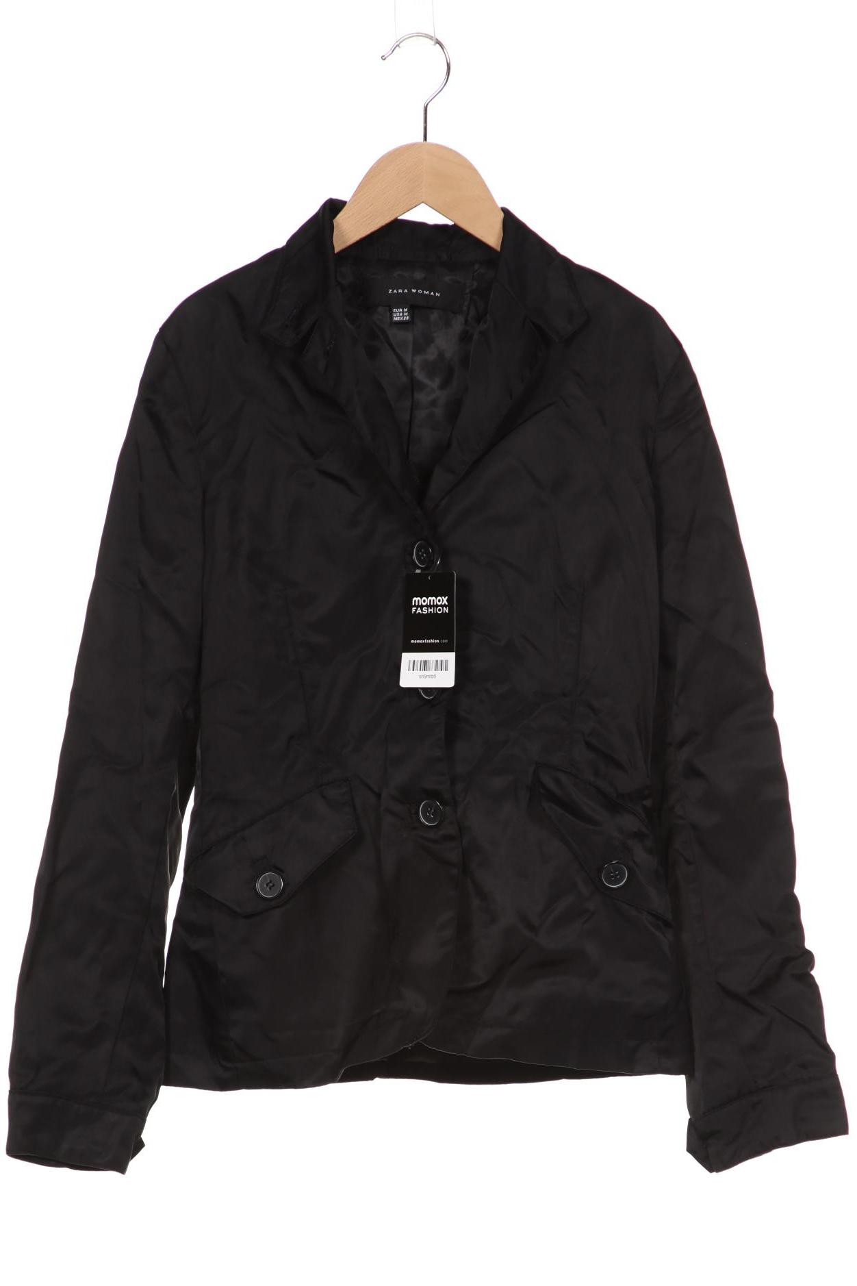 

ZARA Damen Jacke, schwarz