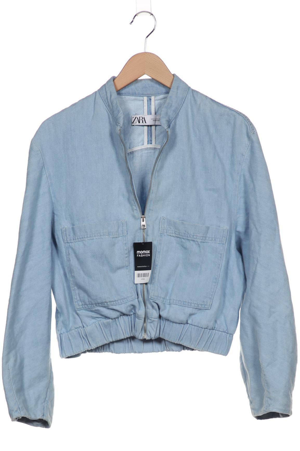 

ZARA Damen Jacke, hellblau