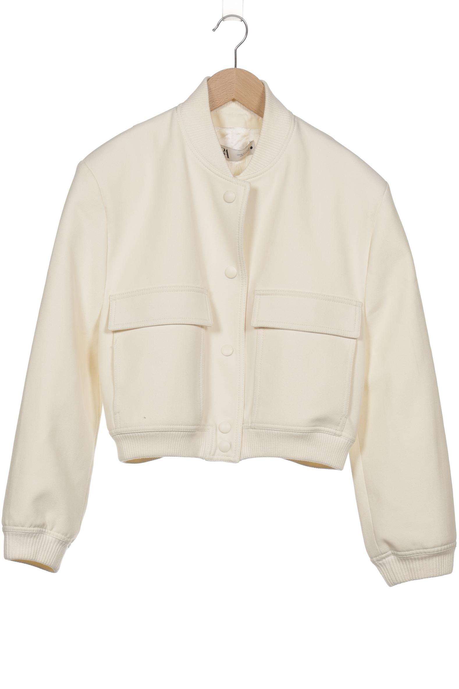 

Zara Damen Jacke, cremeweiß, Gr. 38