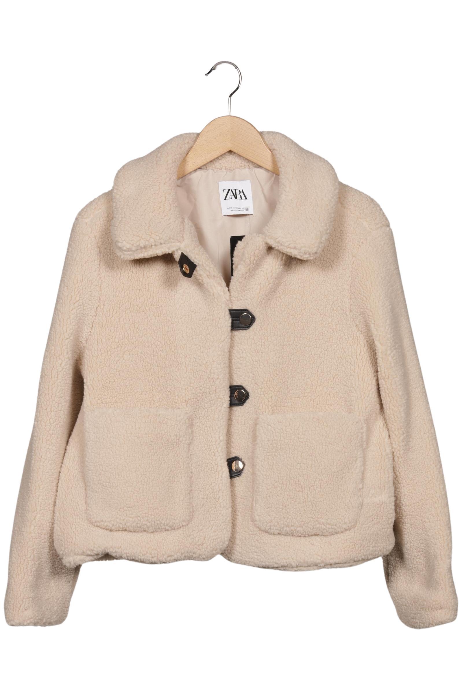 

Zara Damen Jacke, beige, Gr. 38