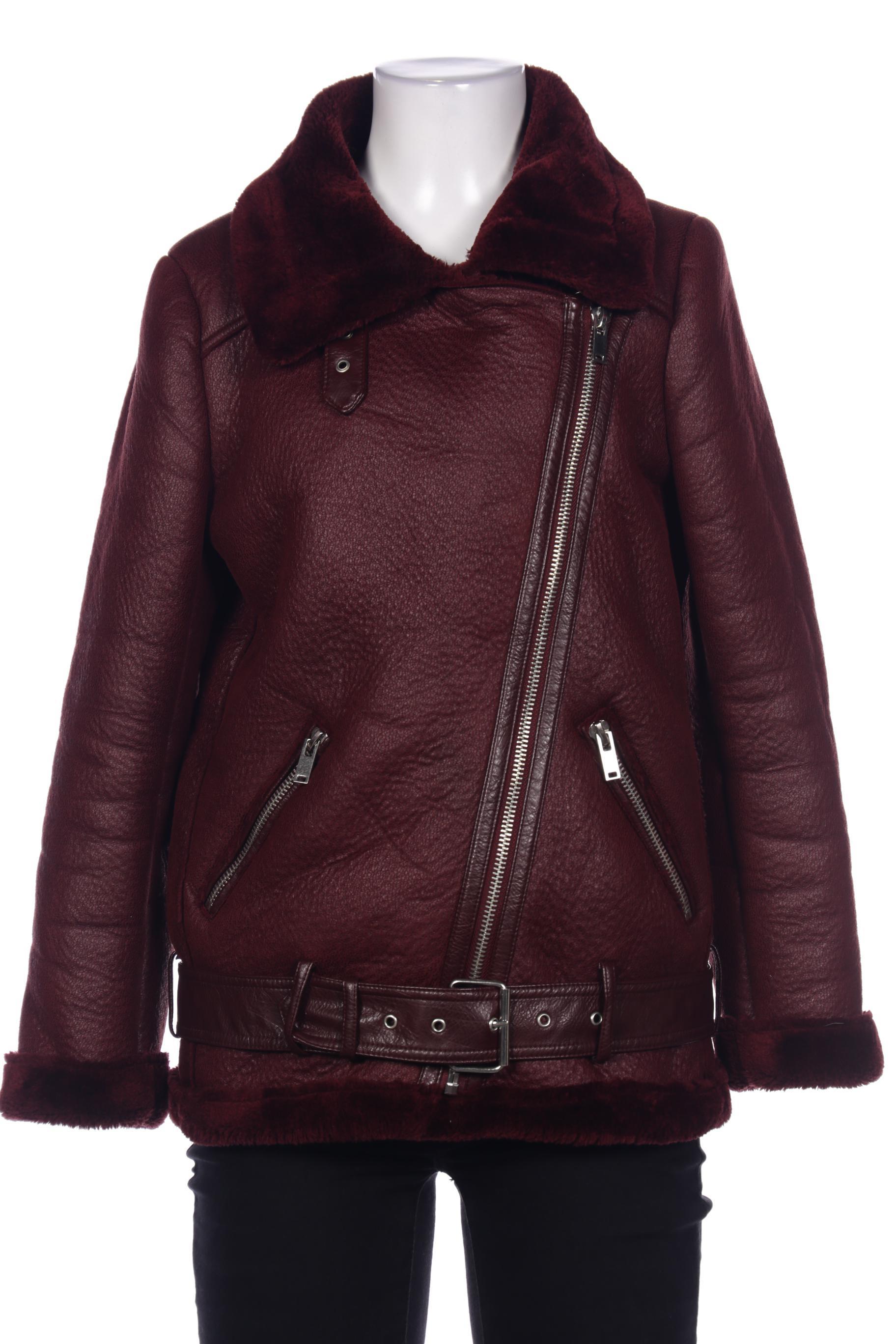 

Zara Damen Jacke, bordeaux, Gr. 34