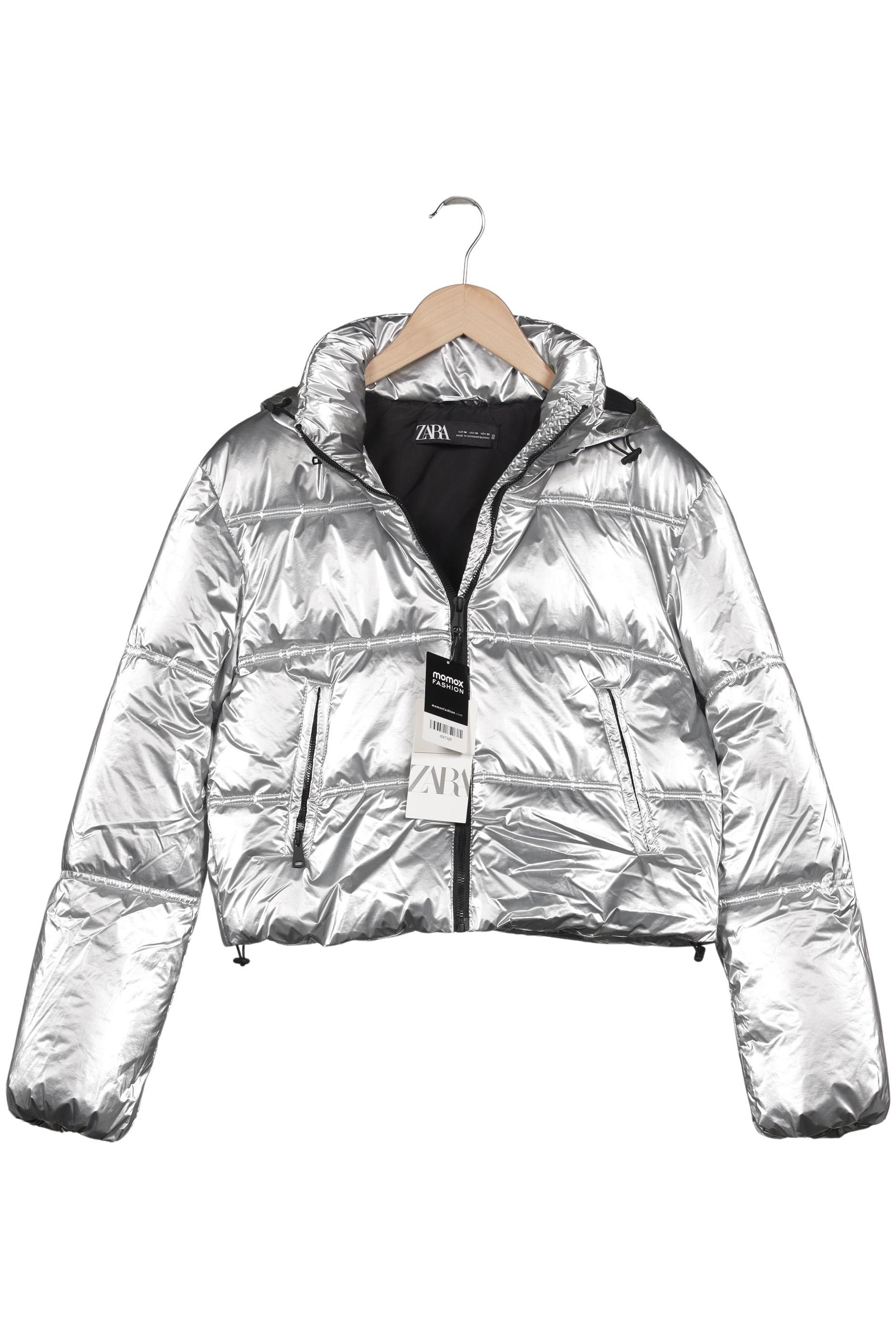 

Zara Damen Jacke, silber, Gr. 38