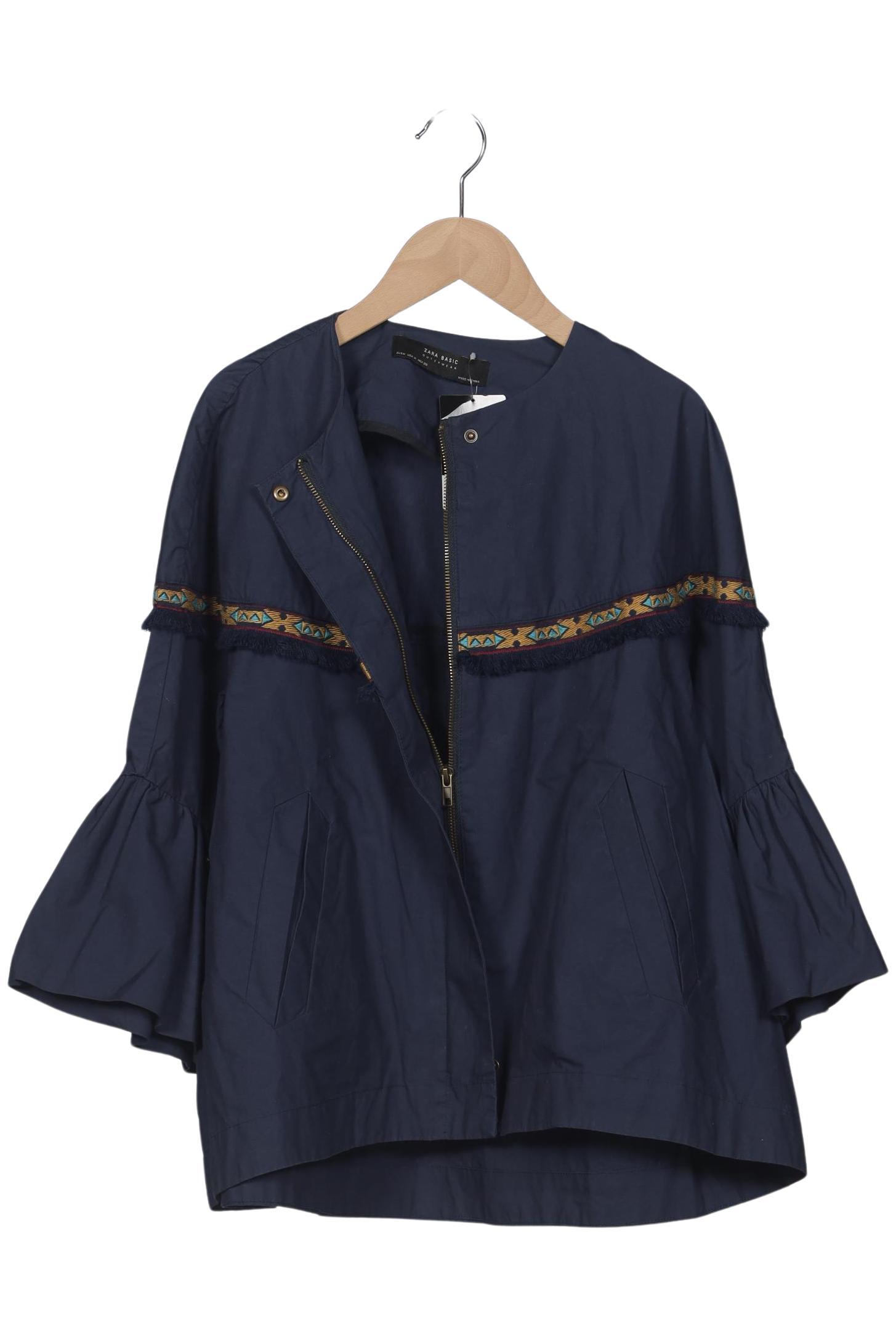

Zara Damen Jacke, marineblau, Gr. 38