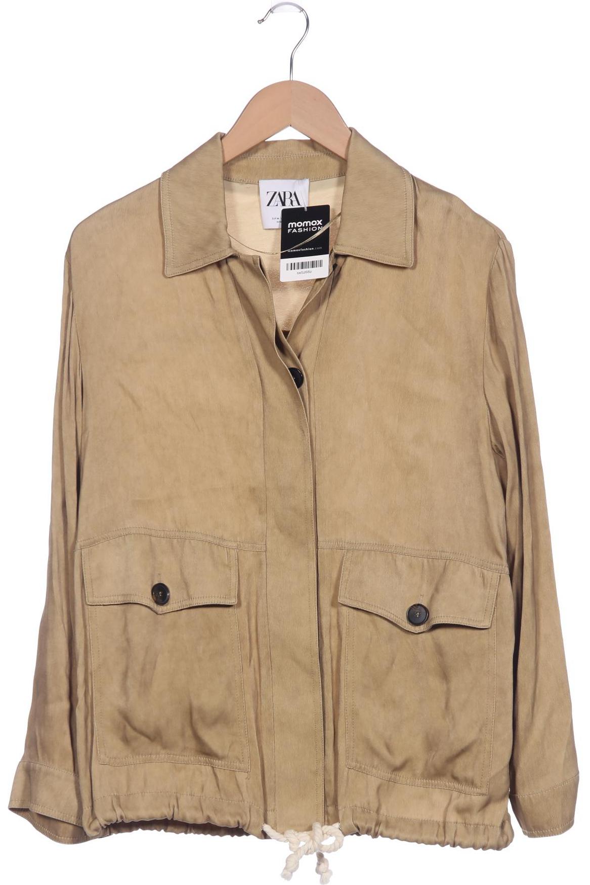 

Zara Damen Jacke, beige, Gr. 38