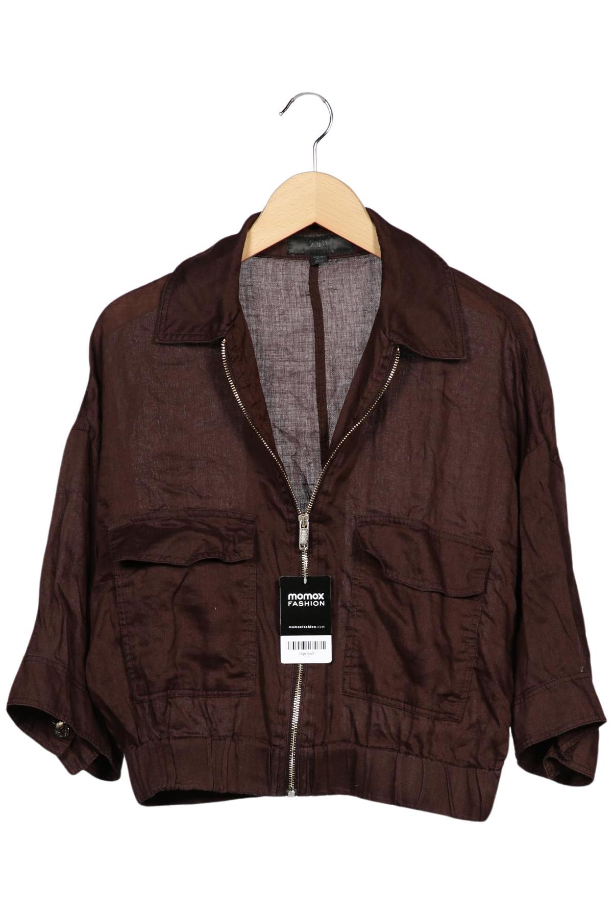

Zara Damen Jacke, braun, Gr. 38