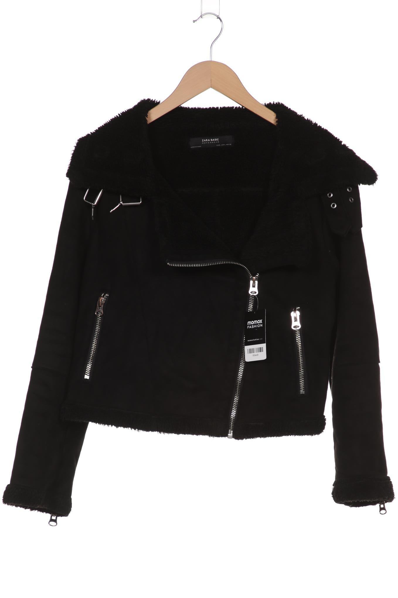 

ZARA Damen Jacke, schwarz