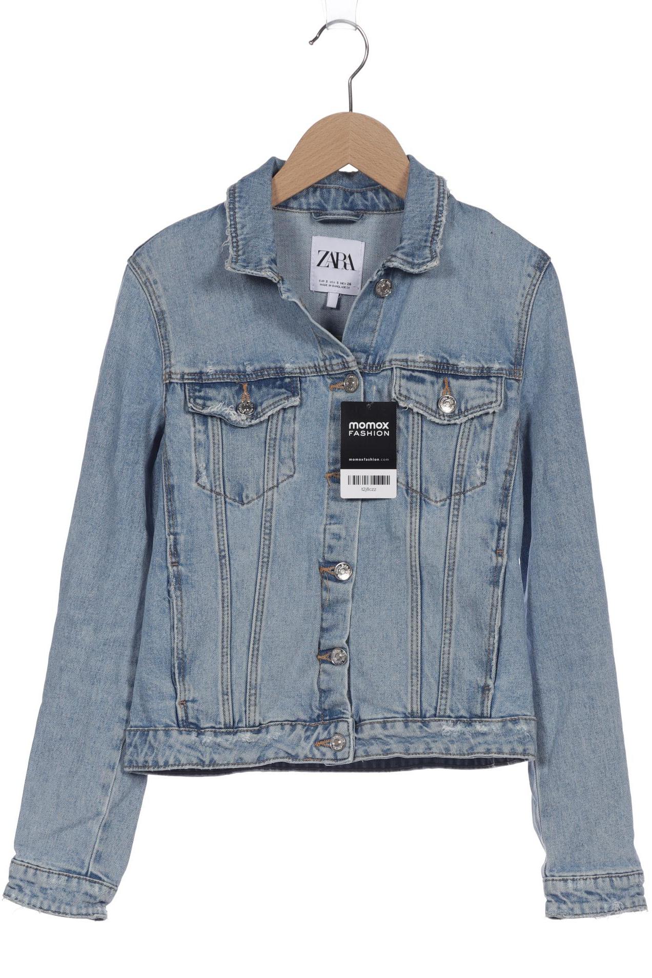 

ZARA Damen Jacke, hellblau