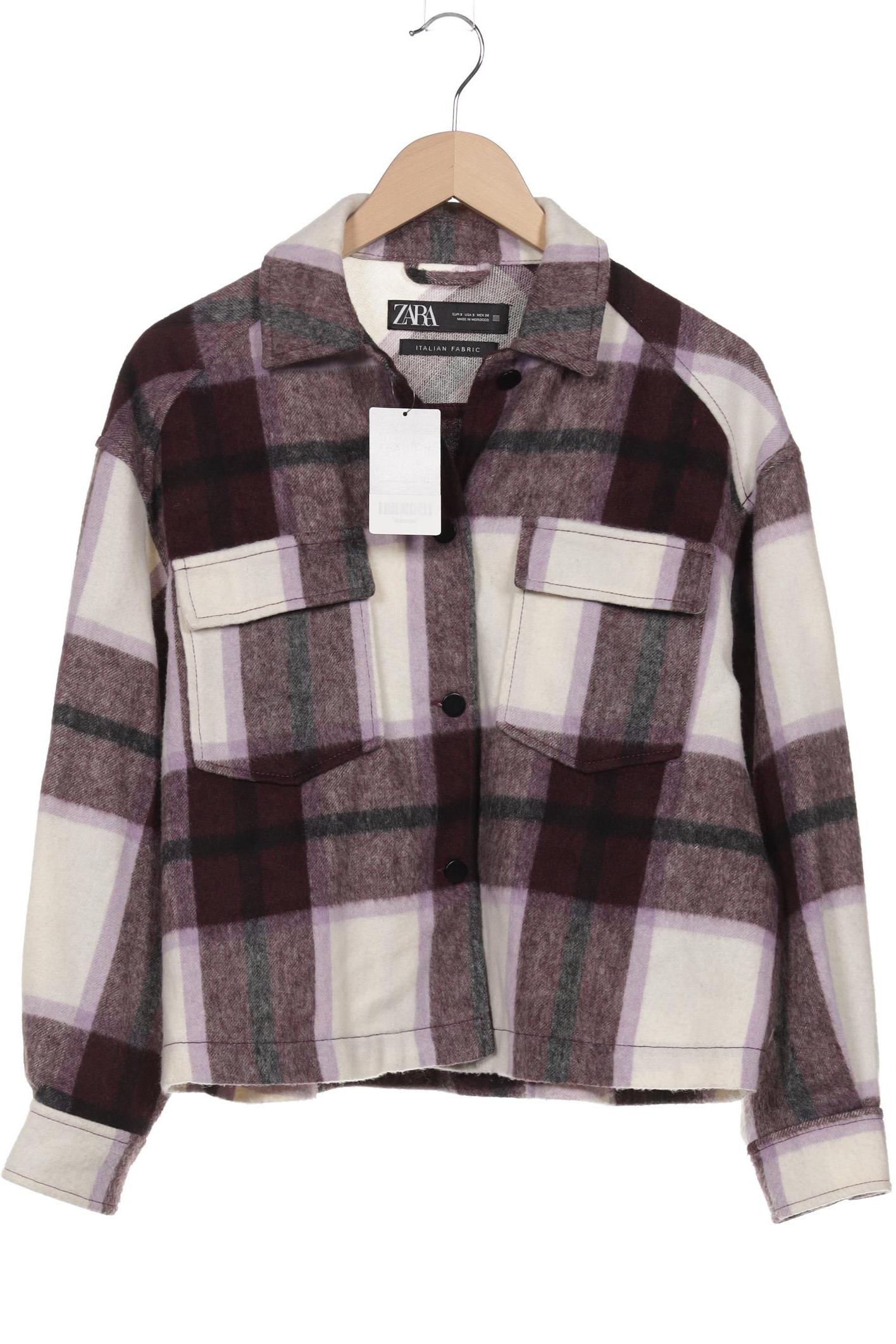 

Zara Damen Jacke, bordeaux, Gr. 36