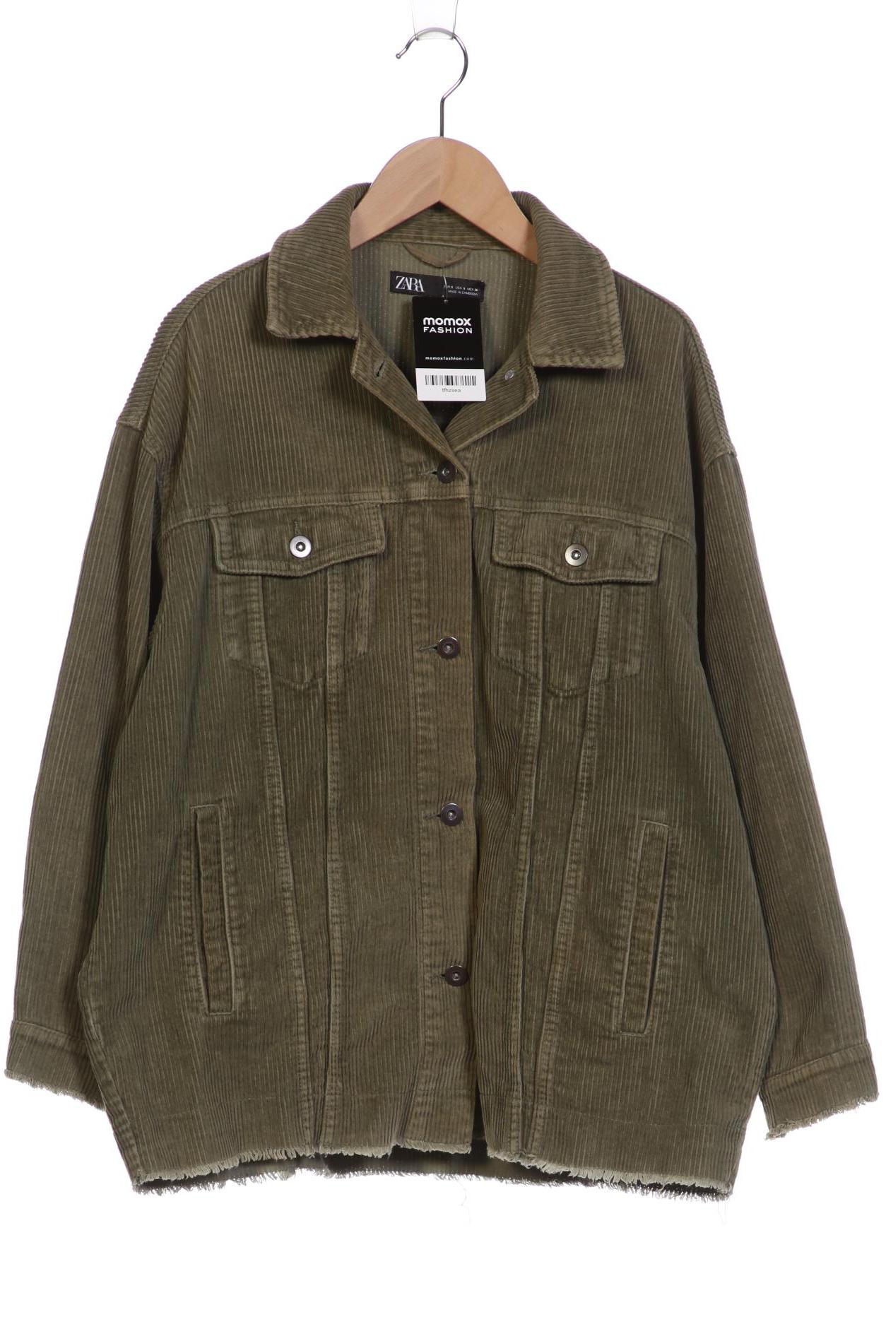 

ZARA Damen Jacke, grün