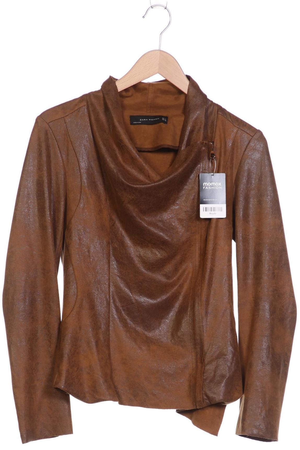 

ZARA Damen Jacke, braun