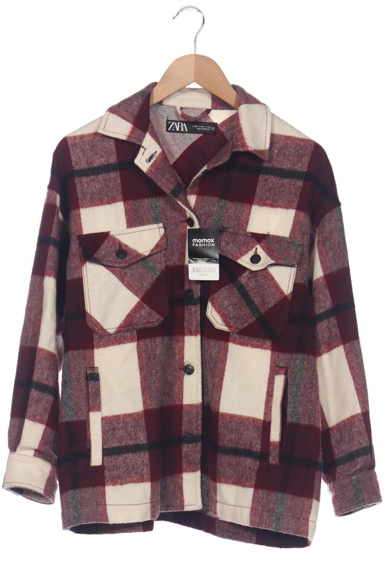 

Zara Damen Jacke, bordeaux, Gr. 34
