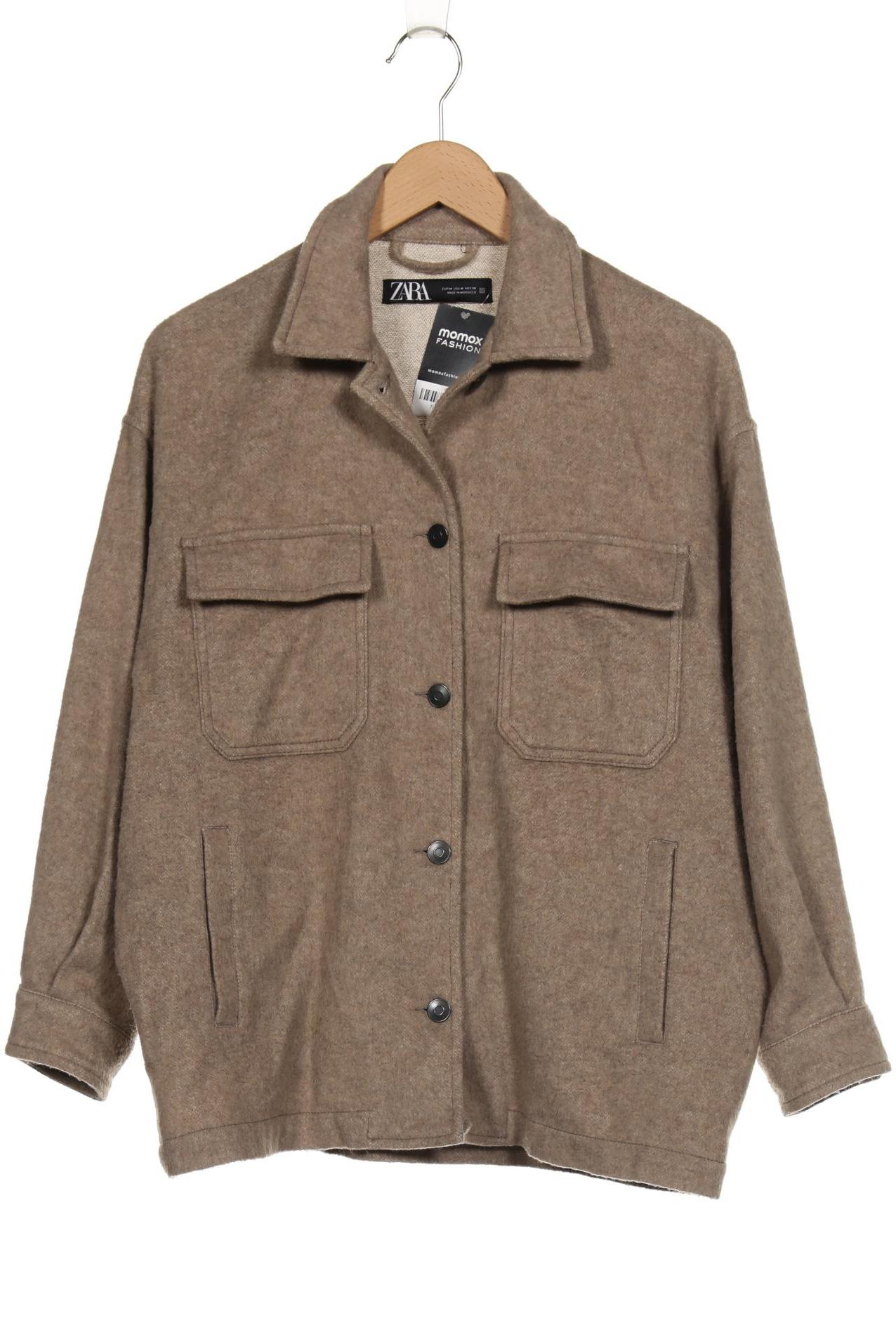 

Zara Damen Jacke, beige, Gr. 38