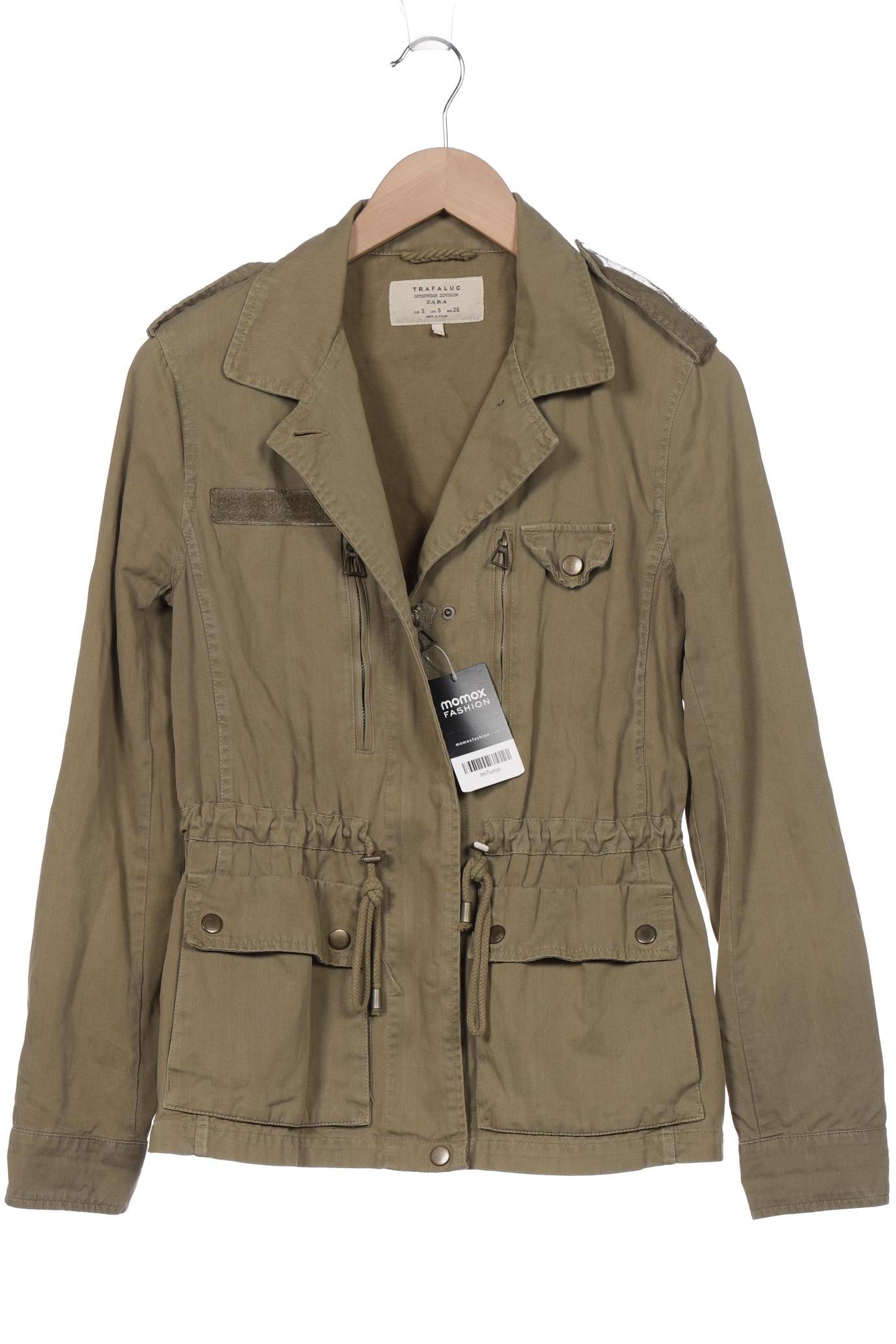 

ZARA Damen Jacke, grün