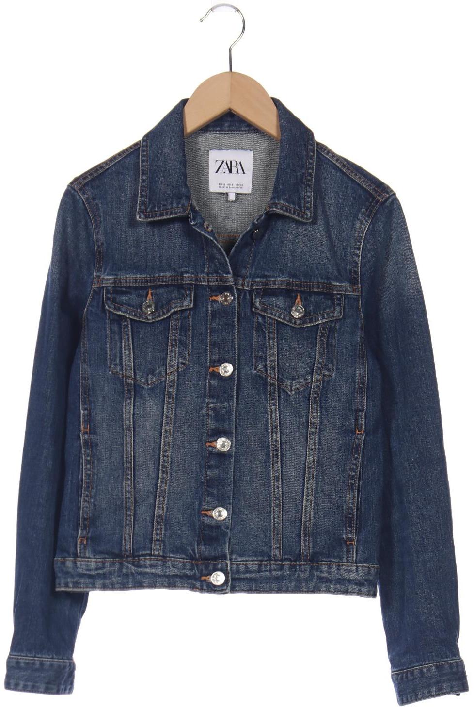 

ZARA Damen Jacke, blau